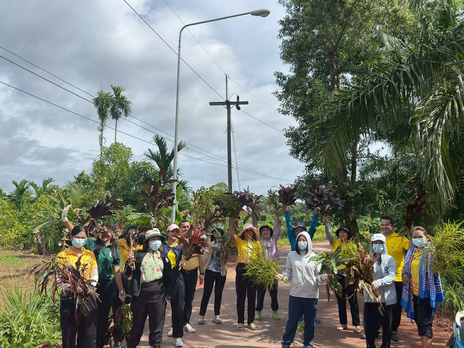 โครงการ1ท้องถิ่น1ถนนสวยปลอดภัย  "ปลูกไม้ประดับประเภทสวยงามถนนสายนากะมะพร้าวหมู่ หมู่ที่  4 ตำบลหนองบัว อำเภอรัษฎา จังหวัดตรัง"
